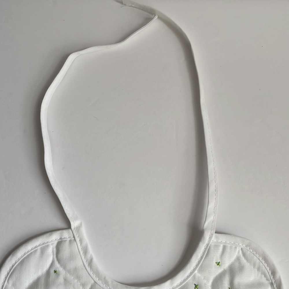 Handmade Quilted Baby Bib Cross-stitch Cat Kitten Cross Stitch - Picture 11 of 13